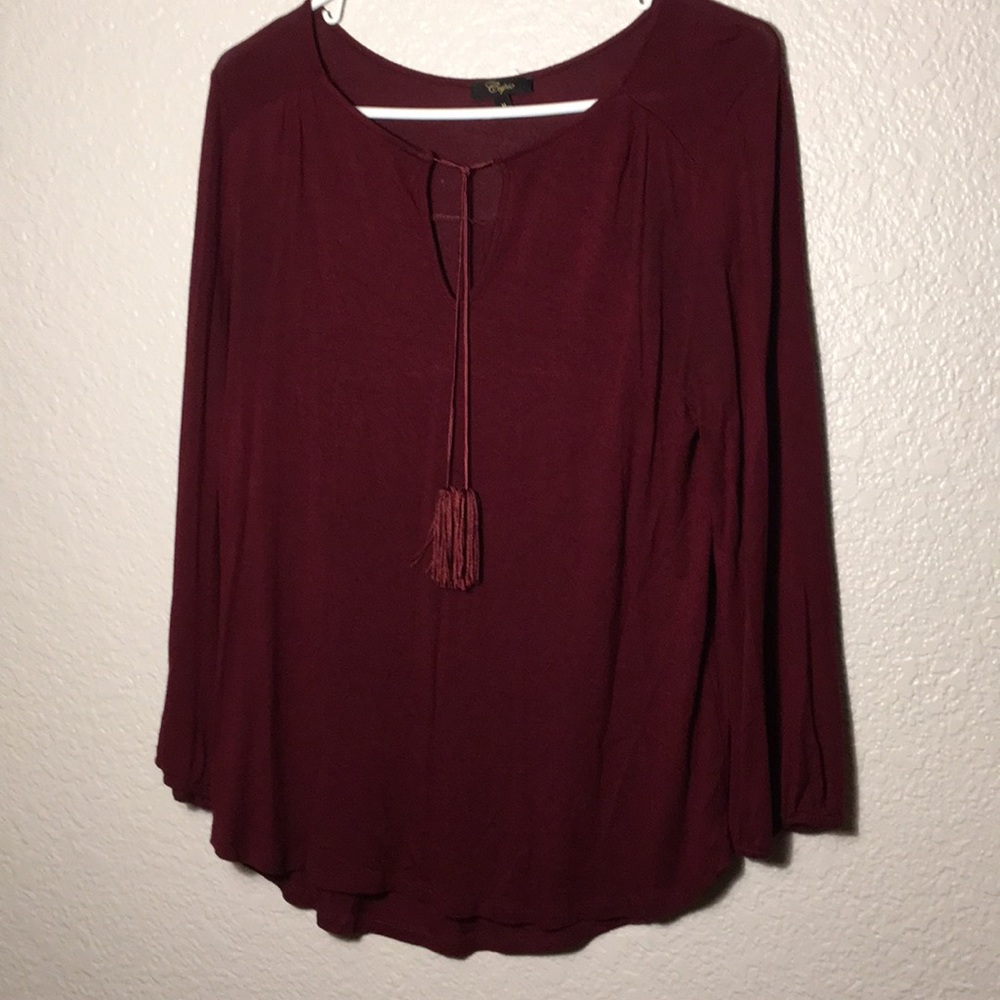 Maroon Blouse